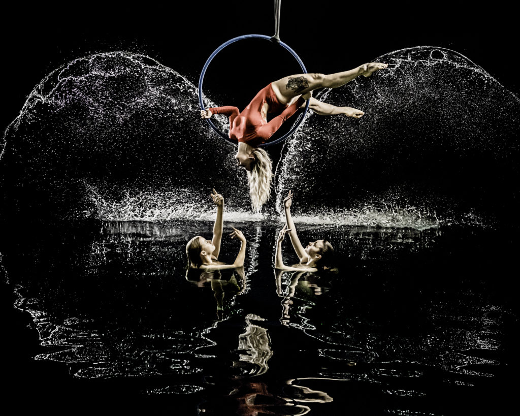 GB Swimstars Photoshoot with Aerialists - Amelie and Frankie